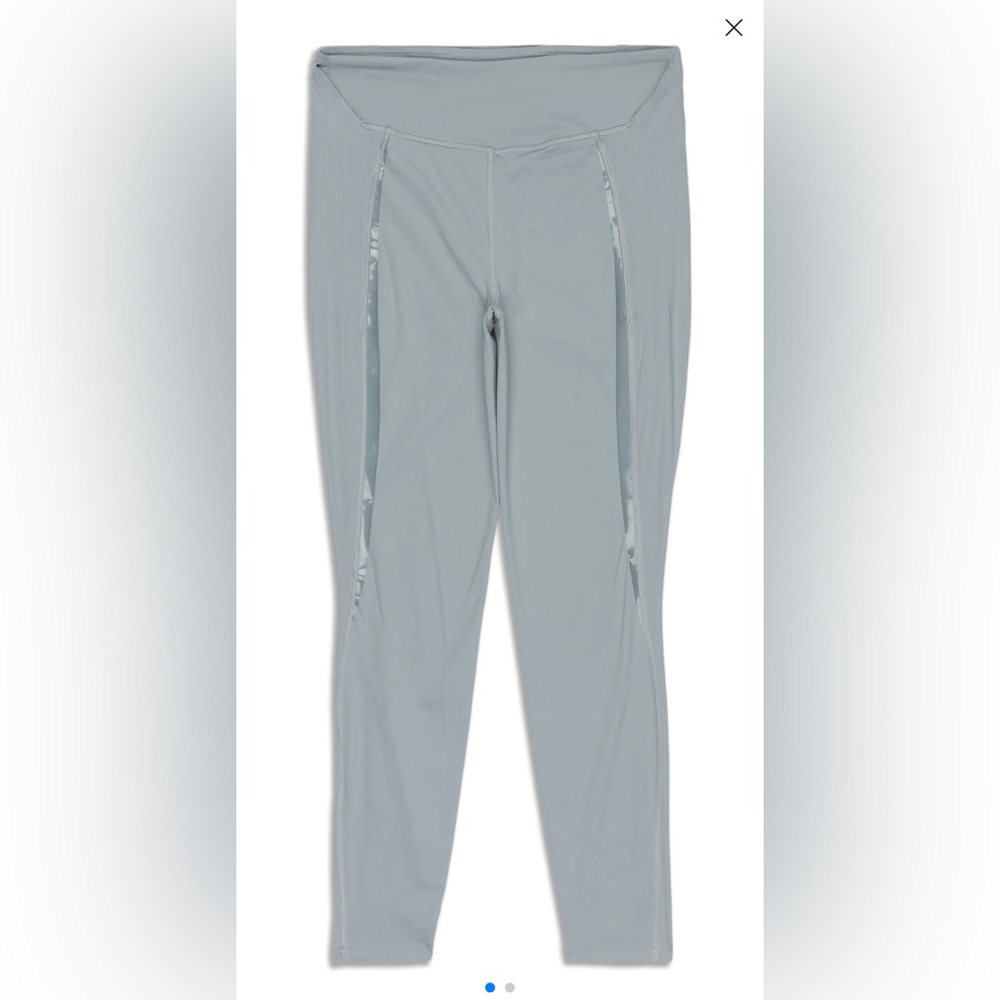 Lululemon Women's Gloss Trim Run Super High-Rise Tight 28" Rhino Grey Size 4